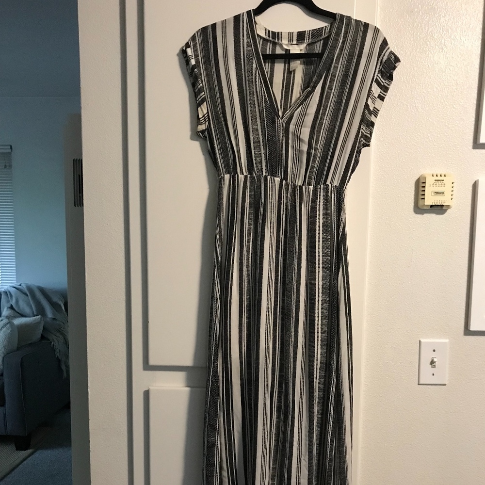 Stripe Maxi Dress